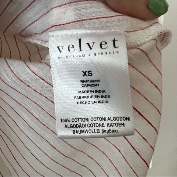 Velvet by Graham & Spencer Rina Floral Embroidered Peasant Blouse - Picture 9 of 9